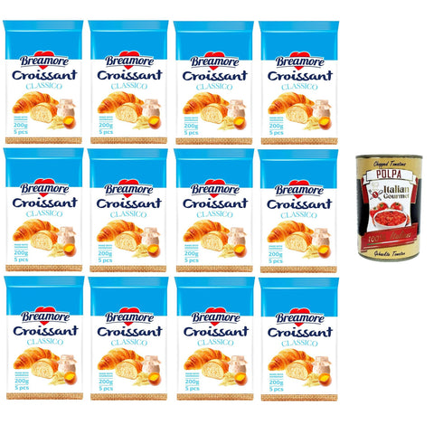 Breamore Klassisches Breamore - Klassisches Croissant 12x 225gr inkl. Italian Gourmet polpa 400g Original italienisch