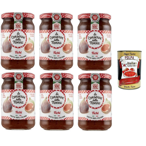 Le Conserve della Nonna Confettura di Fichi Marmeladenfeigen 6x340g Original italienisch Gebäck
