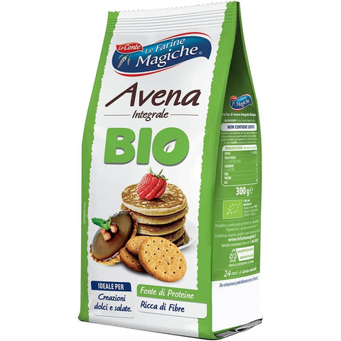 Lo conte Le farine magiche Farina di Avena Hafer Mehl 300g BIO Original italienisch