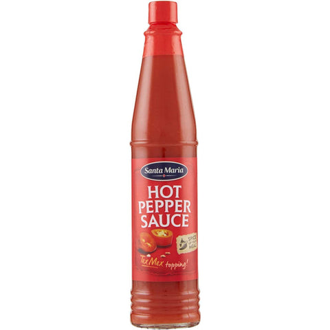 Santa Maria scharfe Chilisauce, perfekter Begleiter zu mexikanischen und nicht mexikanischen Gerichten Flasche 6x85ml Original italienisch