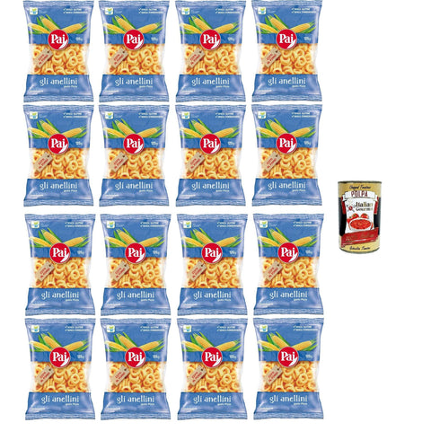 Pai Gli Anellini Gusto Pizza Cotti al forno gebackene 16x125gr inkl. Italian Gourmet polpa 400g Original italienisch