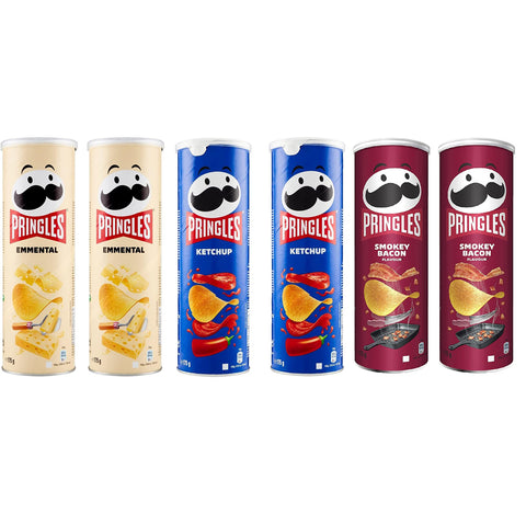 Pringles Testpaket Ketchup 2x Original italienisch Sauce