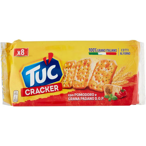 Tuc Cracker mit Tomaten und gebackenem Grana Padano 6x250g Original italienisch Snack