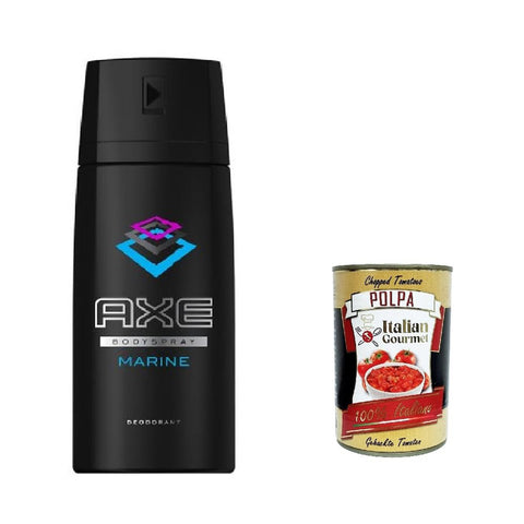 Axe Marine Sea Breeze & Sage Scent Deodorant & Bodyspray 6x 150 ml inkl. Italian Gourmet polpa 400g Original italienisch