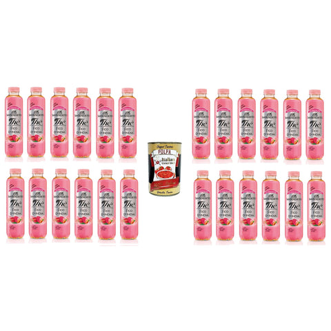 San Benedetto Thè al FICO D'INDIA Kaktusfeige - Eistee Einweg alkoholfreies Getränk erfrischendes Getränk 24x400ml inkl. Italian Gourmet polpa 400g Original italienisch