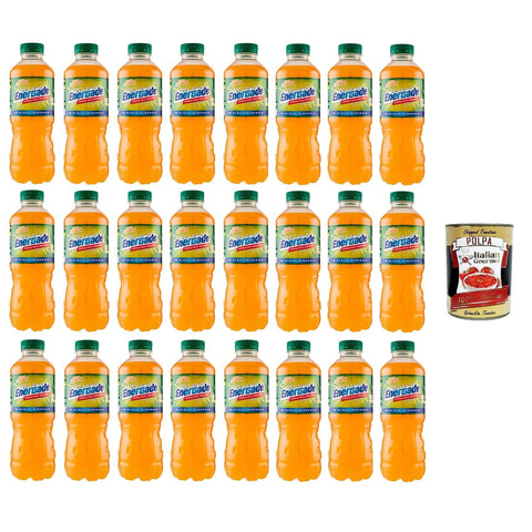 Energade Reintegratore Energade - Reintegratore di sali minerali gusto Arancia Mineralsalz - Ergänzungsmittel mit Orangengeschmac 24x50cl inkl. Italian Gourmet polpa 400g Original italienisch