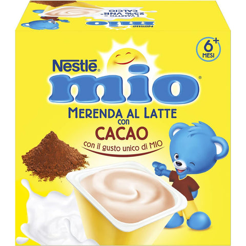 Nestle Nestlé Mio Snack mit Kakaomilch für 6 Monate, 4 x 100g 6x Original italienisch inkl. Italian Gourmet Polpa 400g