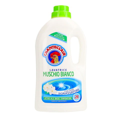 Chante Clair Muschio Bianco Liquid Detergent White Moss 28 Wäschen 1260 ml Original italienisch
