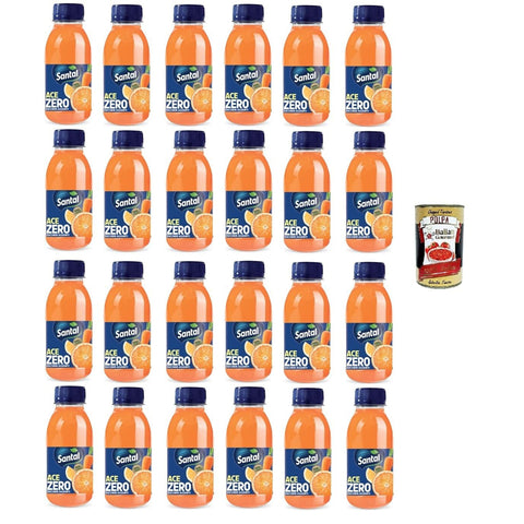 Santal Succo di Frutta Ace Senza zuccheri aggiunti Ace Fruchtsaft Ohne Zuckerzusatz 24x 250ml inkl. Italian Gourmet polpa 400g Original italienisch