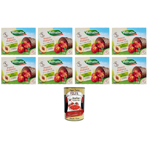 Valfrutta Pesca Italiana Succo e di FruttaItalienischer Pfirsichfruchtsaft und Fruchtfleisch ml 3x200ml Original italienisch Getränk