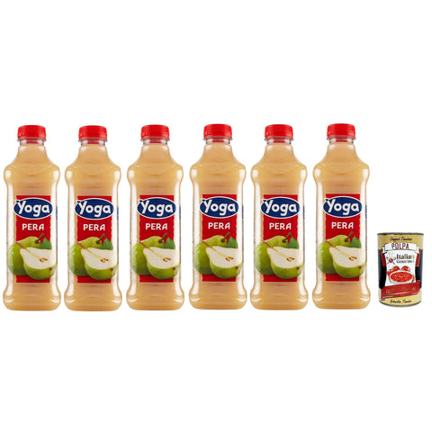 Yoga Succo di frutta Pera, Birne Früchte Fruchtsaft Getränk Fruchtgeschmack PET flasche fruit juice 6x1000ml Original italienisch
