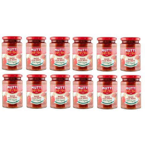 Mutti Ragù alla MUTTI-GEMÜSE-SAUCE 280gr 12x Original italienisch inkl. Italian Gourmet Pelati 400g