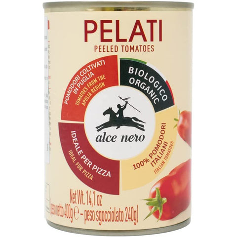 Alce Nero Pomodori Pelati Biologico BIO geschälte Tomaten sauce aus Italien dose 400g 24x Original italienisch