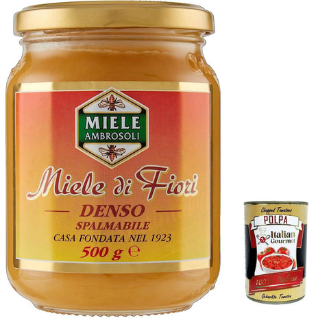 Ambrosoli miele denso, dichter Honig Brotaufstrich Creme 3x500g Original italienisch Gebäck