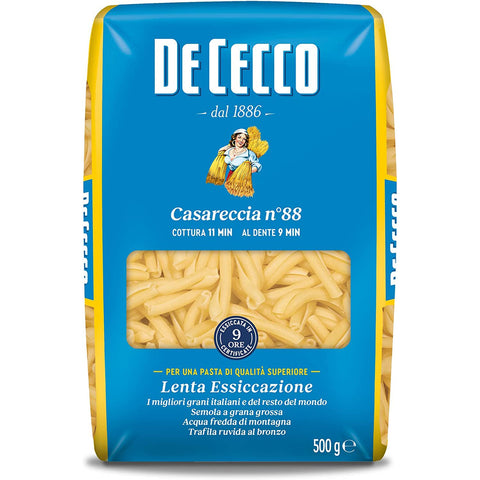 De Cecco Pasta 100% Casareccia n. 88 Nudeln 10x500g Original italienisch