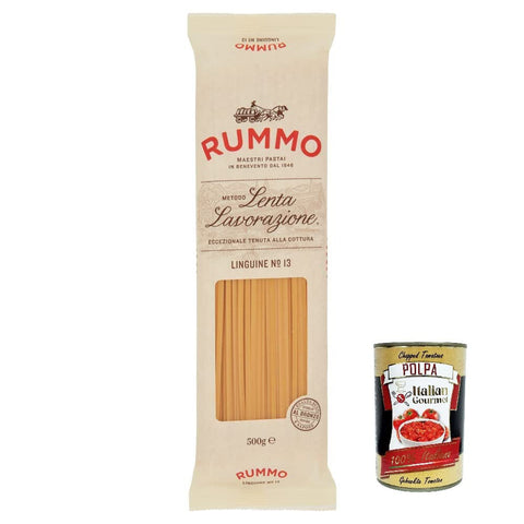 Rummo Linguine N. 13 Hartweizengrieß Pasta Italienische Nudeln Packung 10x500g Original italienisch