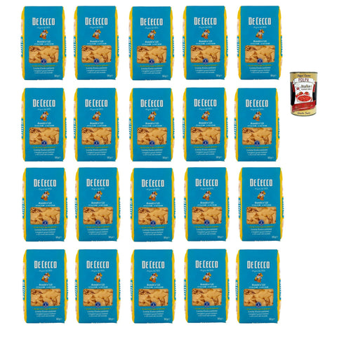 De Cecco Rombi N°121, 100% Pasta Nudeln 24x 500g inkl. Italian Gourmet Polpa 400g Original italienisch
