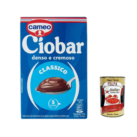 Cameo Ciobar Classico heiße schokolade hot chocolate 125g 3x5 Beutel + talian Gourmet polpa 3x 400g Original italienisch
