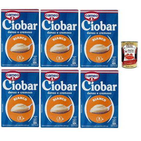 Cameo Ciobar Weiße Schokolade heiße schokolade istant chocolate schoko, istant white hot chocolate 6x 105g inkl. Italian Gourmet polpa 400g Original italienisch