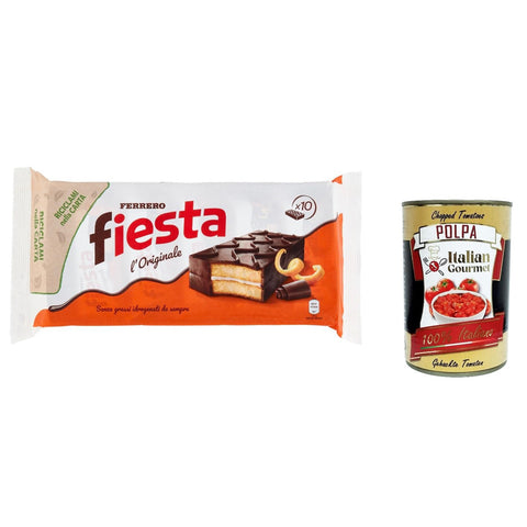 Ferrero Fiesta kekse Kuchen riegel schokolade Kakao und Orangengeschmack 3x360g Original italienisch