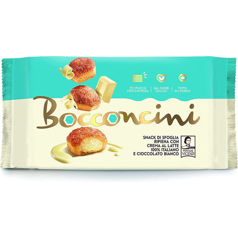 Vicenzi Matilde Bocconcini mit Milchcreme & weißer Schokolade 3x100g Original italienisch Kekse