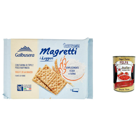 Galbusera Magretti Kekse mit Malz und Gerste kuchen biscuits cookies 6x380g Original italienisch