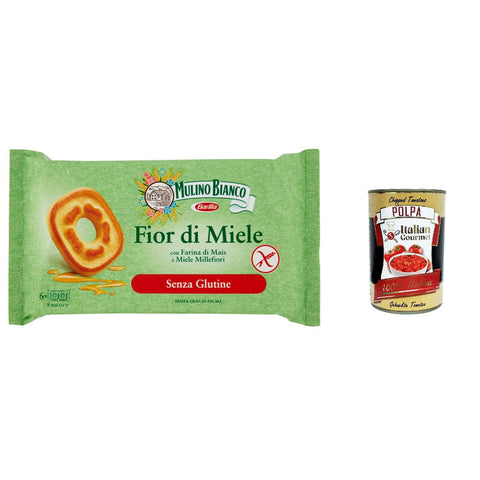 Mulino Bianco Fiori di miele senza glutine Shortbread kekse biscuits Cookies mit Millefiori Honig, glutenfrei 6x Original italienisch