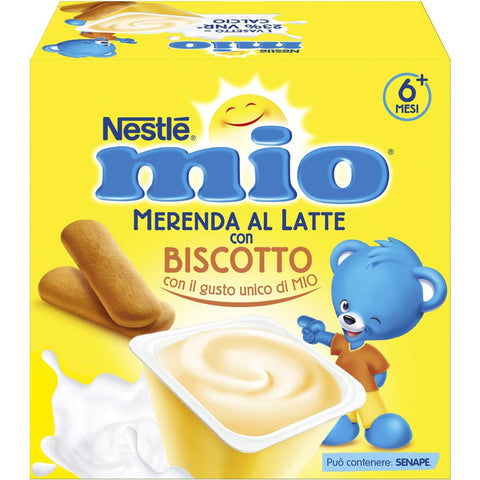 Nestlé Mio 6 - Monats - Keks - Milch - Snack 6x 4 x 100 g inkl. Italian Gourmet polpa 400g Original italienisch