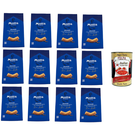Motta Krumiri mit Bourbon - Vanille aus Madagaskar 12 x 290 g inkl. Italian Gourmet polpa 400g Original italienisch