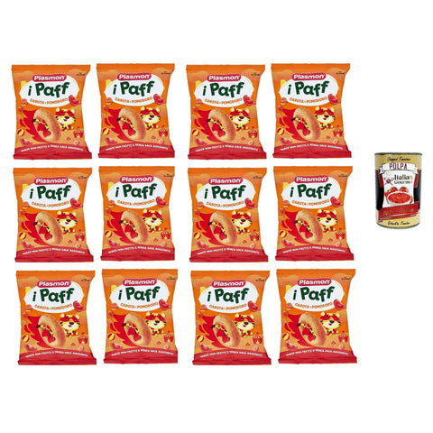 Plasmon snack Pomodoro e Carota 12x15g Original italienisch Kekse
