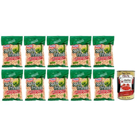 Cameo Snack Friends Misto Salato, Geröstete und Gesalzene Mischung aus Erdnüssen 10x250g Original italienisch