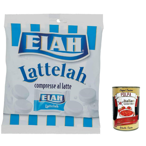 ELAH Lattelah Milchbonbons gefüllt mit Milch und Magerjoghurt 6x100g Original italienisch Snack