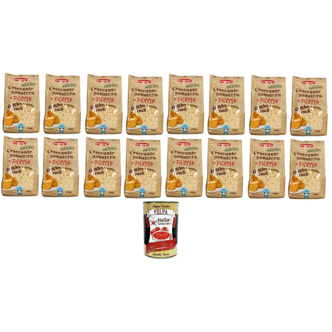 Artebianca Knusprige Semmelbröselflocken Gr.250 16x inkl. Italian Gourmet polpa 400g Original italienisch