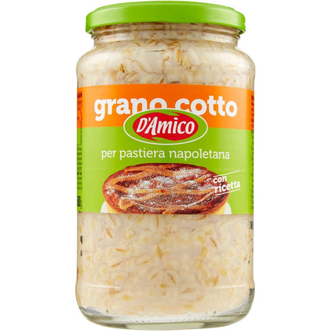 D'AMICO Grano cotto per Pastiera Napoletana 580g gekochte Weizenkörner Italien 3x Original italienisch