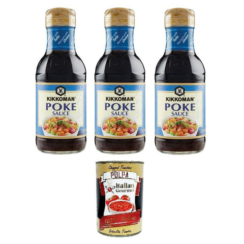 Italian Gourmet Salsa Poke Poke - Sauce 3x 250ml inkl. Italian Gourmet polpa 400g Original italienisch