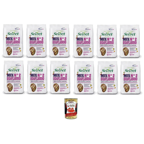 Select MIX N.2 EQUILIBRIO Quelle für Kupfer und Kalium 12x 300gr inkl. Italian Gourmet polpa 400g Original italienisch