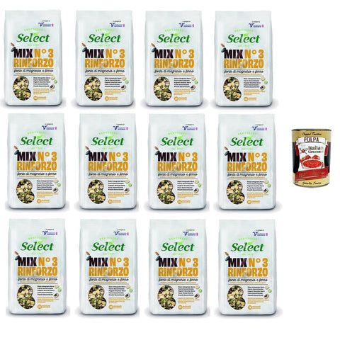 Select MIX N.3 RINFORZO Quelle für Magnesium und Eisen 12x 300gr inkl. Italian Gourmet polpa 400g Original italienisch