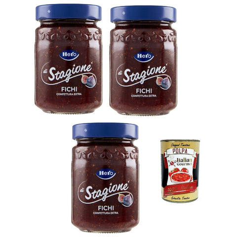 Hero Confettura Fichi di Stagione, Saison Feigen 3x350g Original italienisch Gebäck