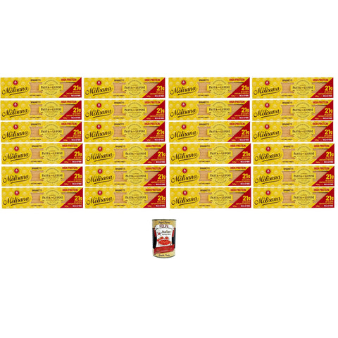 La Molisana Spaghetti mit Lupinen, Protein Tagliatelle mit Lupinenmehl und italienischem Hartweizengrieß 24x400g Original italienisch Pasta