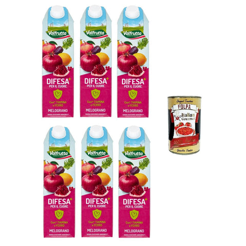 Valfrutta Difesa per il Cuore Verteidigung für das Herz 6x 1000ml inkl. Italian Gourmet Polpa 400g Original italienisch