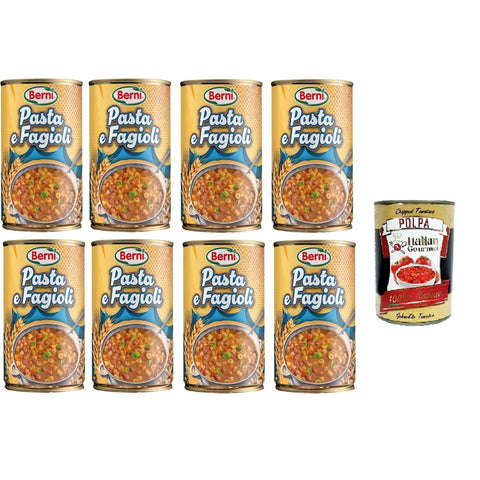 Berni Pasta e Fagioli Nudeln und Bohnen 8x420g Original italienisch
