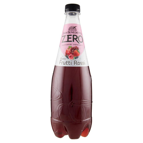 San Benedetto Frutti rossi Rote Früchte zero PET Flasche ohne zucker softdrink ohne Zucker 6x75cl Original italienisch Getränk