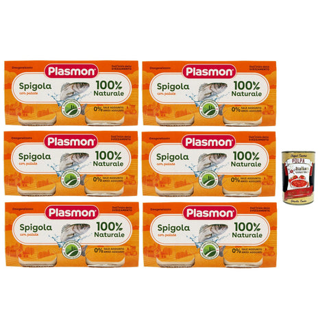 Plasmon Pesce Spigola con Patate, Mit ausgewählten Zutaten 2x80g Original italienisch