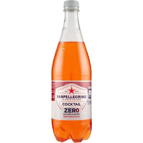 San Pellegrino cocktail zero Ingwer Zero PET ohne Zucker 0, Aperitivo Softdrink ohne Alkohol ohne Zucker 12x 75l Original italienisch