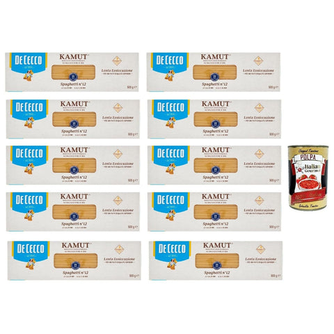 De Cecco nudeln Pasta Spaghetti N. 12 Kamut Marke von Khorasan Weizen 10x500g Original italienisch