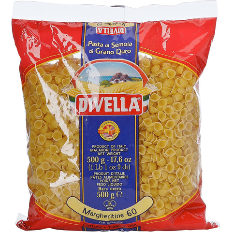 Pasta Divella 100% Italienisch N° 60 Margheritine 500 g 10x Original italienisch