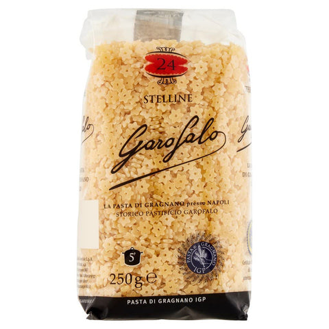Stelline N 24 Neapolitanische Hartweizengrieß Packung mit 500g Pasta IGP 10x Original italienisch inkl. Italian Gourmet Polpa 400g