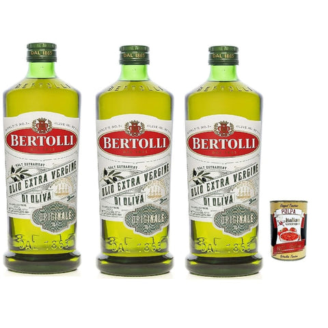 Bertolli Natives Olivenöl Extra Originale, 1er Pack ( ) 3x 3 x 1000 ml inkl. Italian Gourmet Polpa Original italienisch