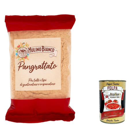 Mulino Bianco PanGrattato Breadcrumbs, Paniermehl Weiß Brotknuspriges Brot zu machen 6x400g Original italienisch Gebäck