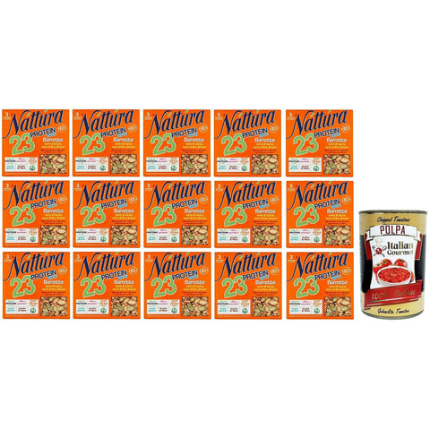 Náttúra Protein Sport Proteinriegel Bio Kürbiskerne, Leinsamen 15x75g Original italienisch